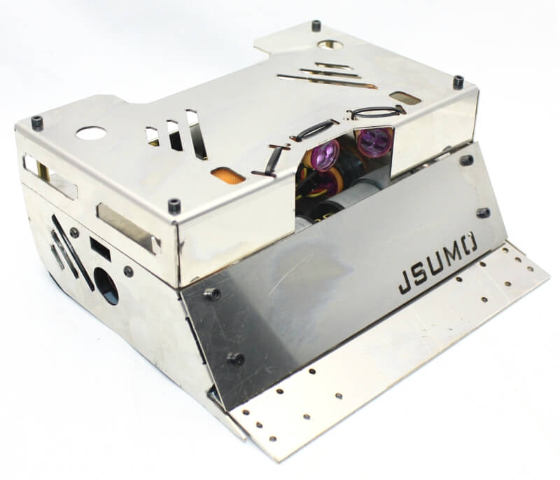 SteelWarrior Sumo Robot Kit (No Electronics - Not Assembled). Chasis de Metal para MEGA Sumobot.