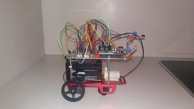 camion bombero con arduino y bluetooth