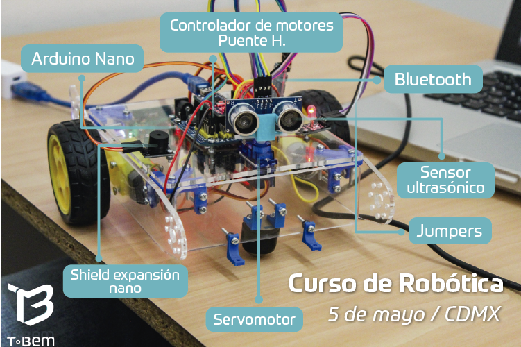 Curso Robótica CDMX – Iniciamos 5 de Mayo.