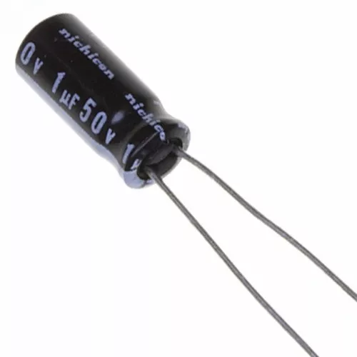 CAPACITOR ELECTROLIICO RADIAL, DE 1UF
