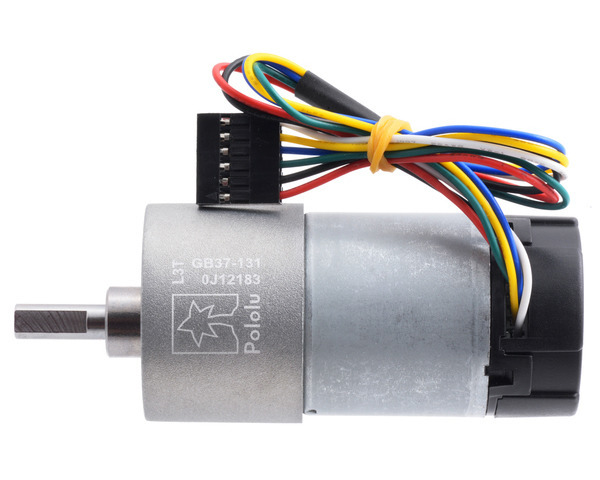 Motorreductor metálico 37Dx73L mm 131:1 con Encoder 64 CPR - Imagen 2