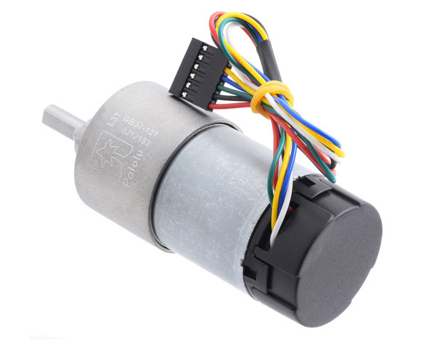 Motorreductor metálico 37Dx73L mm 131:1 con Encoder 64 CPR - Imagen 3
