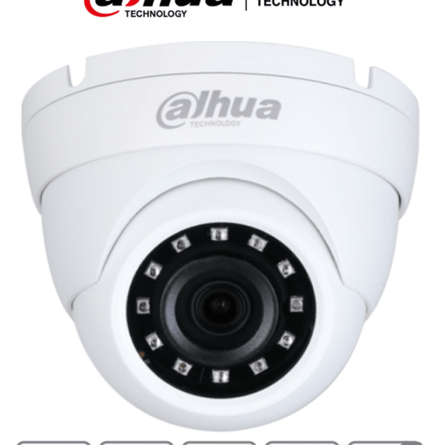 DAHUA HDW1200M28 - Camara domo HDCVI 1080p / TVI / A HD / CVBS / Lente fijo 2.8 mm / Ir 30M / Smart ir / IP67 / BLC / HLC / DWDR / AGC / Metalica/