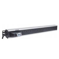 PDU BARRA MULTICONTACTOS 12 SALIDAS INTELLINET INTERRUPTOR NEUMATICO MONTAJE RACK