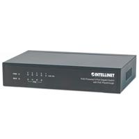 SWITCH POE 5 PTOS INTELLINET 10/100/1000 GIGABIT 4 POE PSE 68W 1 POE PD 26W