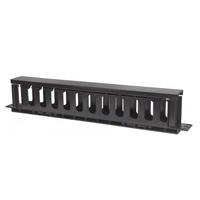 ORGANIZADOR HORIZONTAL INTELLINET RJ45 RED UTP RACK 19 1U PLASTICO