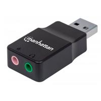 CONVERTIDOR MANHATTAN USB 2.0 A TARJETA SONIDO 2.1