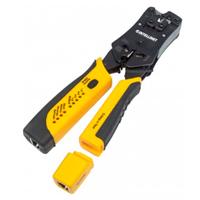 PINZA CRIMPEADORA INTELLINET PARA PLUGS RJ11/RJ12/RJ45 CON PROBADOR CABLES