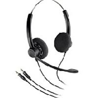 AUDIFONO CON MICROFONO DE DIADEMA PLANTRONICS SP12-PC ALAMBRICA BINAURAL PARA PC 3.5MM