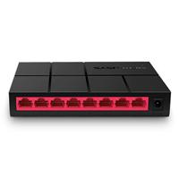 SWITCH MERCUSYS MS108G 8 PUERTOS RJ45 GIGABIT 10/100/1000 MBPS NO ADMINISTRABLE PARA ESCRITORIO