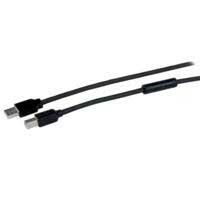 CABLE 15 METROS 15M USB B MACHO A USB A MACHO ACTIVO AMPLIFICADO USB 2.0 - IMPRESORA - NEGRO - STARTECH.COM MOD. USB2HAB50AC
