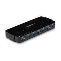 CONCENTRADOR USB 3.0 DE 7 PUERTOS - HUB DE ESCRITORIO CON ADAPTADOR DE ALIMENTACIÓN - COLOR NEGRO - STARTECH.COM MOD. ST7300USB3B