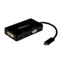 STARTECH.COM ADAPTADOR USB-C MULTIPUERTOS DE VIDEO - 4K 30 HZ - USB TIPO C A HDMI/DVI / HDMI - HUB USBC - STARTECH.COM MOD. CDPVGDVHDBP