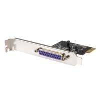 TARJETA PCI-EXPRESS PARALELO DE 1 PUERTO IEEE1284 - SPP EPP ECP - 1X DB25 HEMBRA - CON BRACKET DE PERFIL BAJO Y COMPLETO - STARTECH.COM MOD. PEX1P