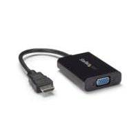 CABLE ADAPTADOR EXTERNO CONVERTIDOR DE VIDEO Y AUDIO HDMI® A VGA - HD15 HEMBRA - HDMI MACHO - MINI JACK HEMBRA - 1920X1200 - STARTECH.COM MOD. HD2VGAA2