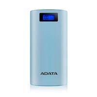 BATERIA DE RESPALDO POWER BANK ADATA P20000D 20000MAH/LINTERNA/2 USB 1A/2A/INDICADOR DE CARGAN DIGITAL/AZUL OSCURO