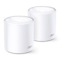 ROUTER TP-LINK DECO X202-PACK 2 PIEZAS AX1800 WHOLE-HOME SISTEMA EN MALLA WI-FI 6 PARA EL HOGAR DUAL-BAND 802.11AX/AC/A/B/G/N 2 RJ45 GIGABIT 4 ANTENAS INTERNAS 370M2 BEAMFORMING SEGURIDAD WPA3