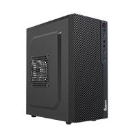 GABINETE QUARONI FRENTE ABS NEGRO TIPO REJILLA, MICRO ATX, MINI ATX Y MINI ITX, FUENTE DE PODER INCLUIDA DE 500W