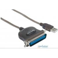 CABLE CONVERTIDOR MANHATTAN USB A PARALELO 1.8M CENTRONICS 36