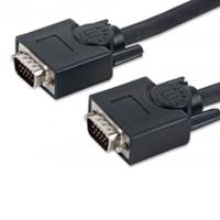 CABLE VGA MANHATTAN PARA MONITOR O PROYECTOR 7.5 MTS NEGRO MACHO-MACHO