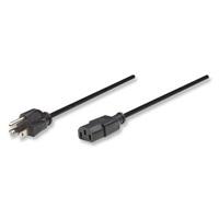 CABLE ALIMENTACION CORRIENTE MANHATTAN 1.8M C13 MONITOR PROYECTOR CPU