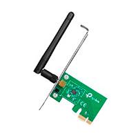 TARJETA DE RED PCI EXPRESS X1 INALAMBRICA TP-LINK TL-WN781ND WIRELESS 802.11N/G/B150MBPS ANTENA DESMONTA 2DBI