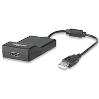 CABLE CONVERTIDOR MANHATTAN USB 2.0 A HDMI 1080P MACHO-HEMBRA