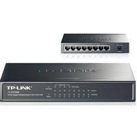 SWITCH TP-LINK TL-SG1008P 8 PUERTOS RJ45 GIGABIT 10/100/1000 NO ADMINISTRABLE CON 4 PUERTOS POE IEEE 802.3AF HASTA 15.4W C/U PARA ESCRITORIO