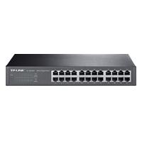 SWITCH TP-LINK TL-SG1024D 24 PUERTOS RJ45 GIGABIT 10/100/1000 NO ADMINISTRABLE CON AUTO MDI/MDI PARA ESCRITORIO O RACK 13 PULGADAS