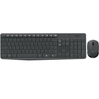 TECLADO / MOUSE LOGITECH MK235 GRIS INALAMBIRCOS USB PARA PC ALCANCE HASTA 10 MTS