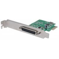 TARJETA PCI EXPRESS MANHATTAN PARALELO DB25 1 PUERTO BRACKET LARGO CORTO