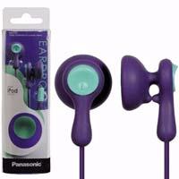 AUDIFONOS TIPO INSERCION (IN-EAR) PANASONIC RP-HV41PP COLOR VIOLETA CONECTOR 3.5MM