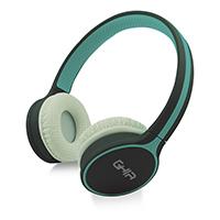 AUDIFONOS DIADEMA BLUETOOTH GHIA N1 HIFI SOUND AZUL/GRIS 10M ALCANCE BT 4.2 BATERIA 300MAH