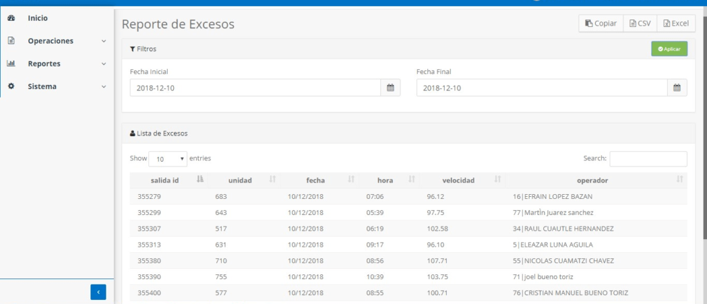 GPS para Excesos Velocidad CHECADORES VIRTUALES