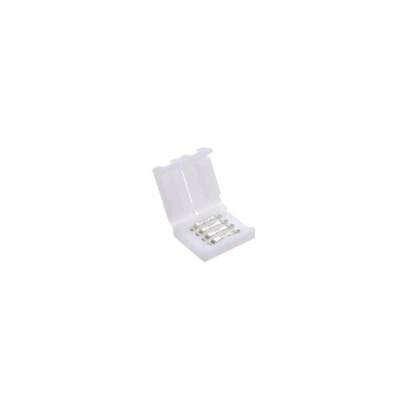 Conector Rápido Tipo Broche Para Unir Tira Led Rgb 4 Pines