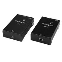 EXTENSOR DE USB 2.0 A TRAVéS DE CABLE (RJ45) CAT5E/CAT6 - HASTA 50M - KIT ADAPTADOR EXTENSOR DE ALTA VELOCIDAD DE PUERTO USB - ALIMENTADO - 480MBPS - EN METAL - STARTECH.COM MOD. USB2001EXTV