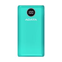 BATERIA DE RESPALDO POWER BANK ADATA P10000QCD 10000MAH/2 USB A/ 1 USB C/INDICADOR DE CARGA DIGITAL/VERDE AP10000QCD-GGT-CGN
