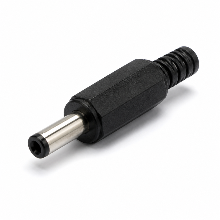 CONECTOR PLUG INVERTIDO 2.1MM MACHO PARA CABLE