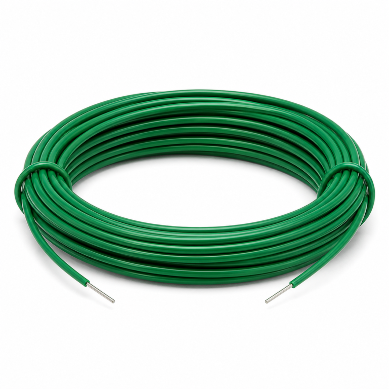 ALAMBRE ESTAÑADO CALIBRE 22 AWG VERDE 1M