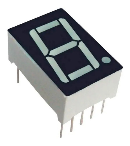 DISPLAY DE 7 SEGMENTOS CÁTODO COMÚN