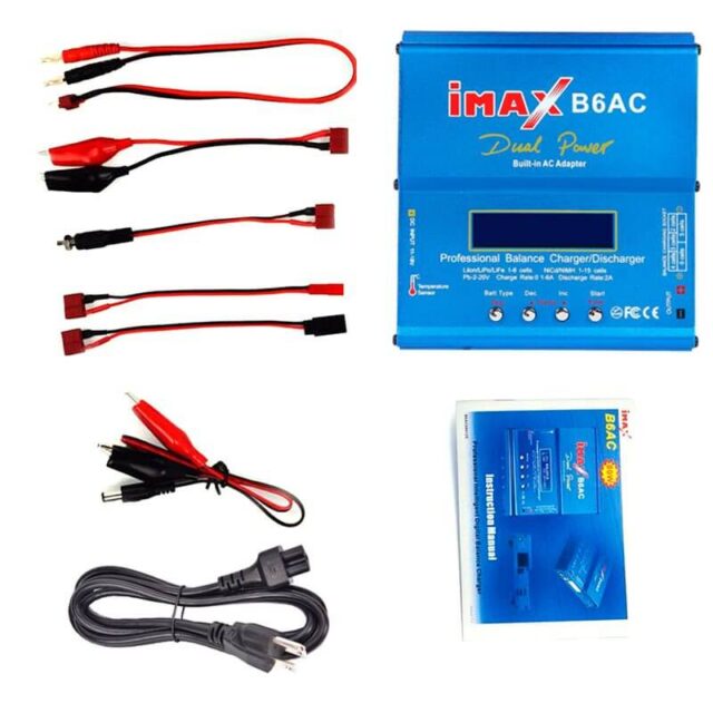 CARGADOR DE BATERÍAS LIPO IMAX B6AC PRO 80W