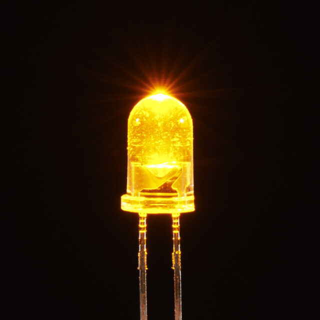 LED AMARILLO ULTRABRILLANTE 5MM