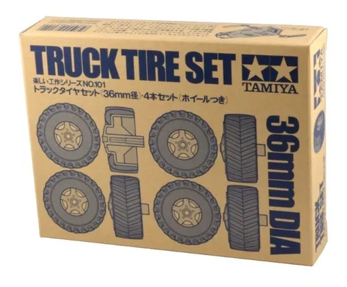 JUEGO DE 4 LLANTAS TAMIYA 70101