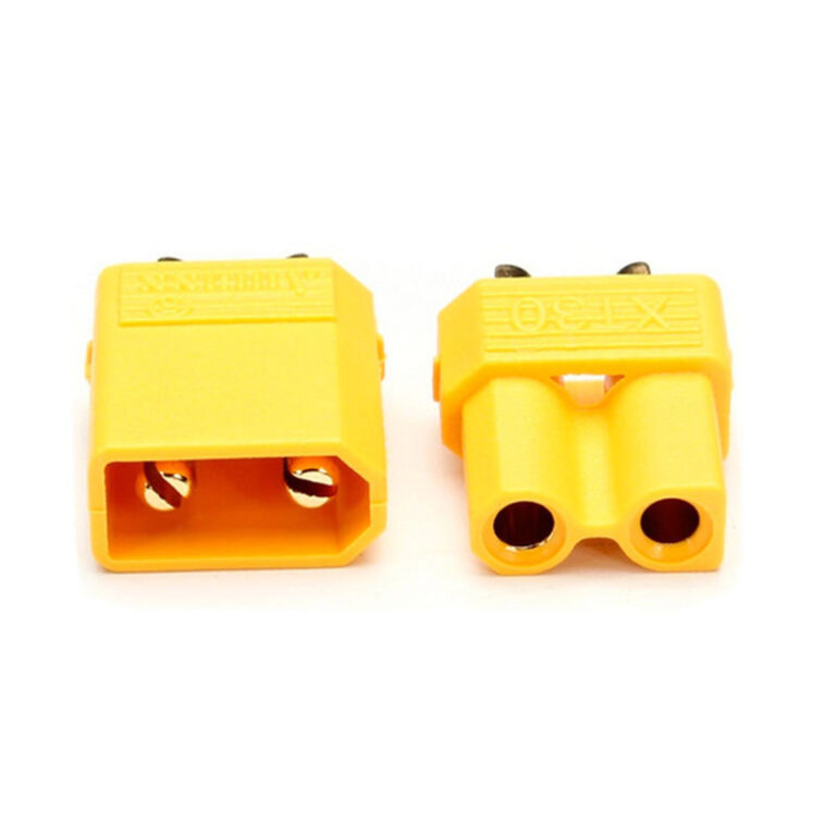 PAR DE CONECTORES XT30 MACHO Y HEMBRA
