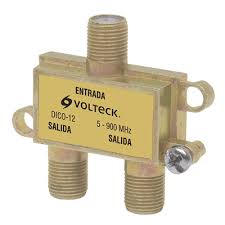 DIVISOR DE SEÑAL SPLITTER-1 ENTRADA Y 2 SALIDAS