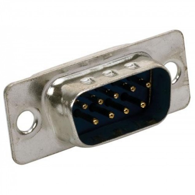 CONECTOR DB9 MACHO ÁNGULO PCB
