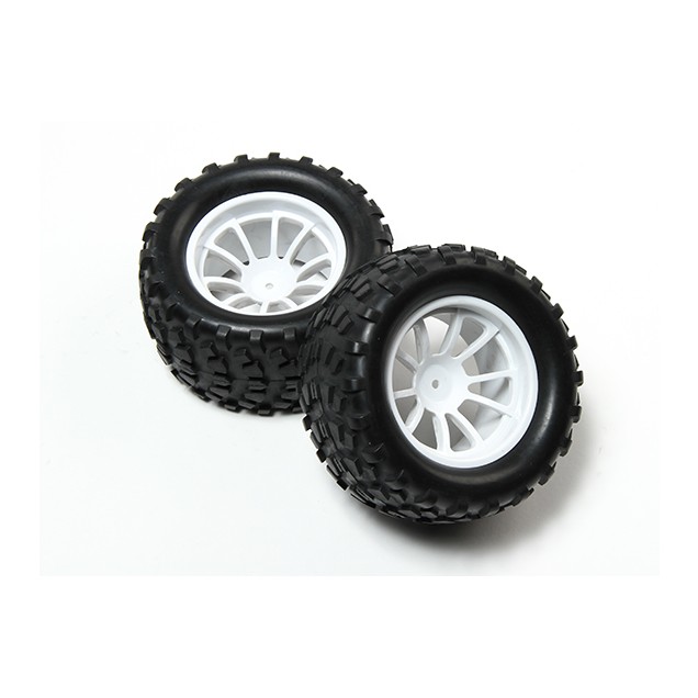 PAR DE LLANTAS BLANCAS MONSTER TRUCK 1/1