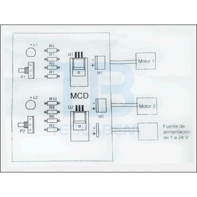 TARJETA CONTROLADORA DE MOTORES DE CORRI