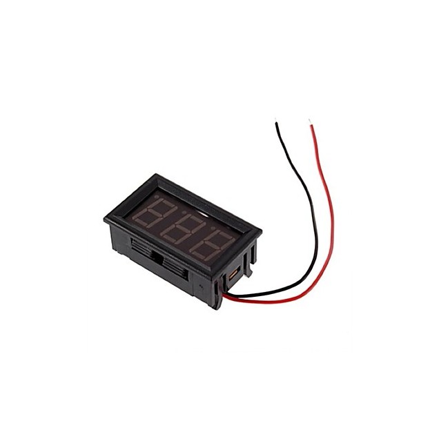 VOLTÍMETRO DIGITAL 0V A 30V
