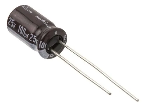 CAPACITOR ELECTROLITICO 100UF 25V